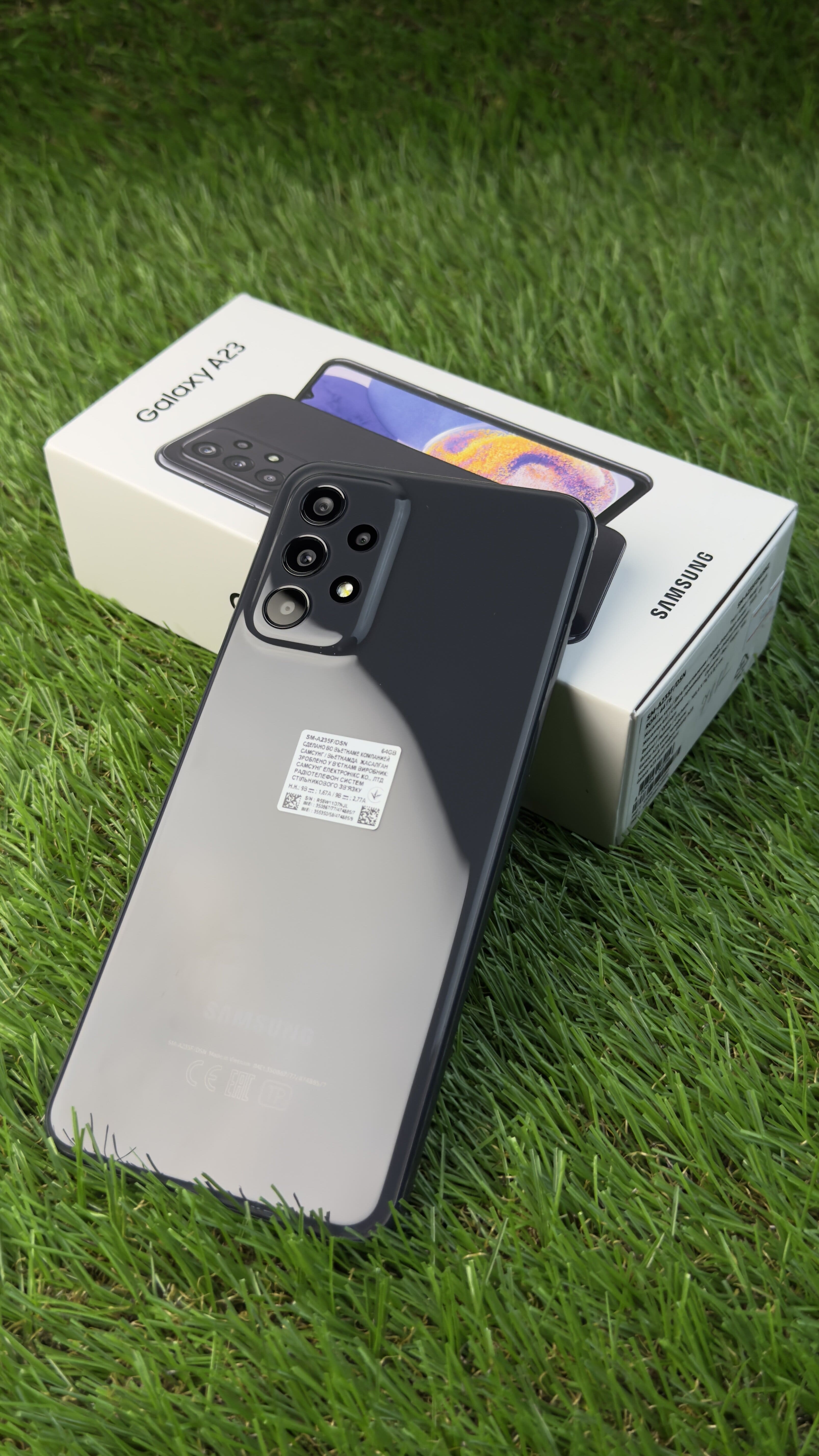 Samsung Galaxy A23, 64 ГБ, черный, 4 ГБ (Фото)