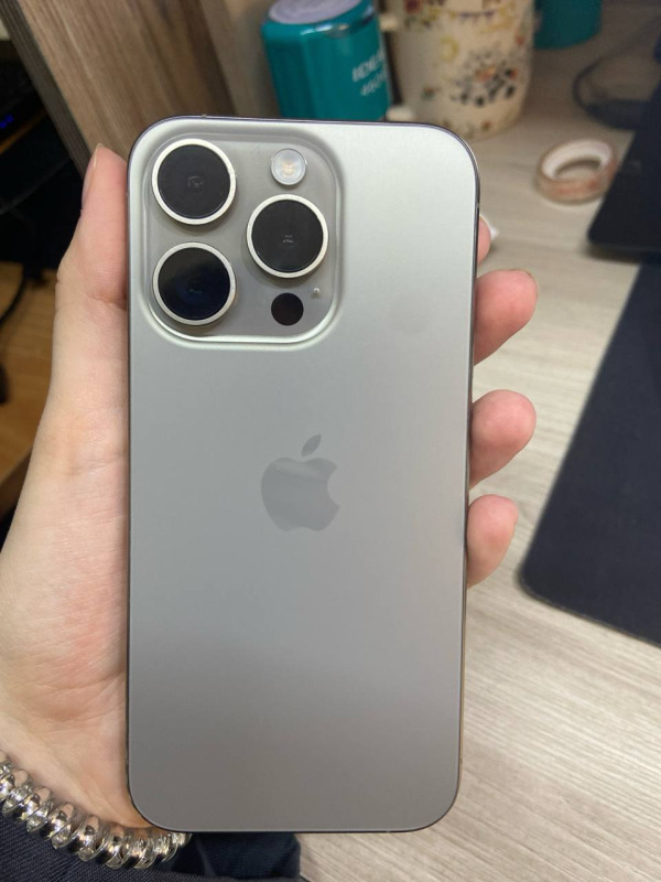 iPhone 15 Pro, 128 ГБ, серый, 100% (Фото)