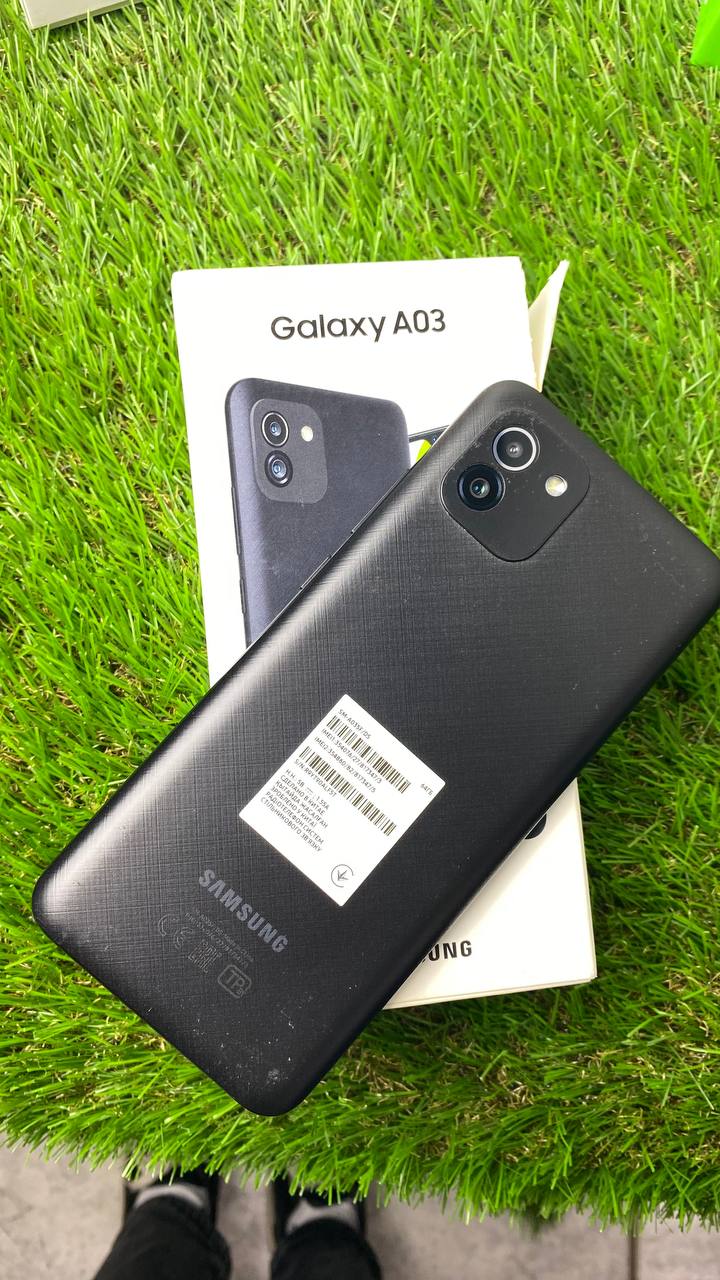 Samsung Galaxy A03, 64 ГБ, черный (Фото)