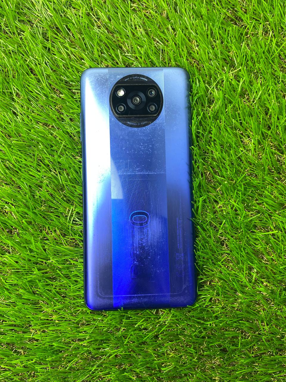Купить дешево Xiaomi Poco X3 Pro, 256 ГБ, синий, 8 ГБ в Костанае