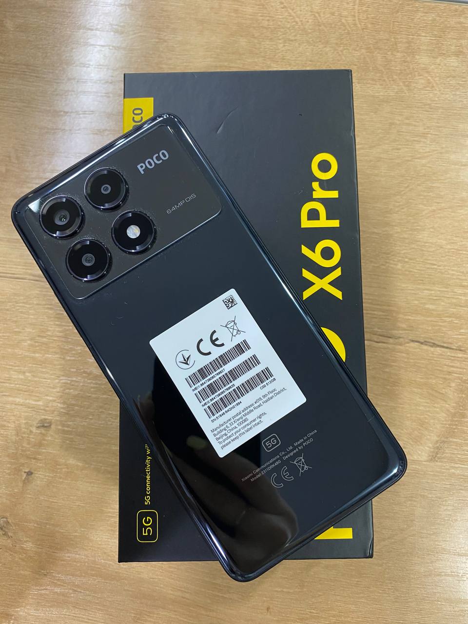 Xiaomi Poco X6 Pro 5G, 256 ГБ, черный, 8 ГБ (Фото)