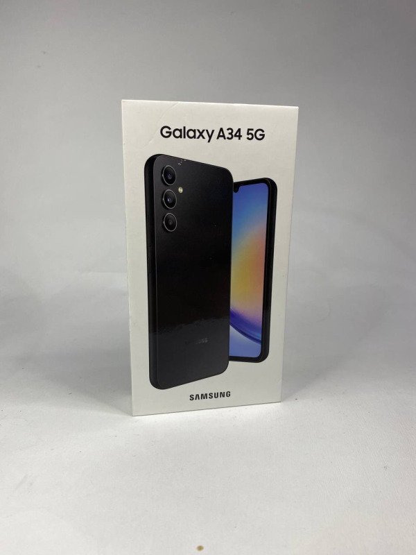 Samsung Galaxy A34, 256 ГБ, черный, 8 ГБ (Фото)